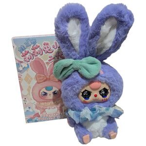 Baby Three Lily Rabbit Town Plush Doll Purple Bunny Special Eyes Kawaii Figure
